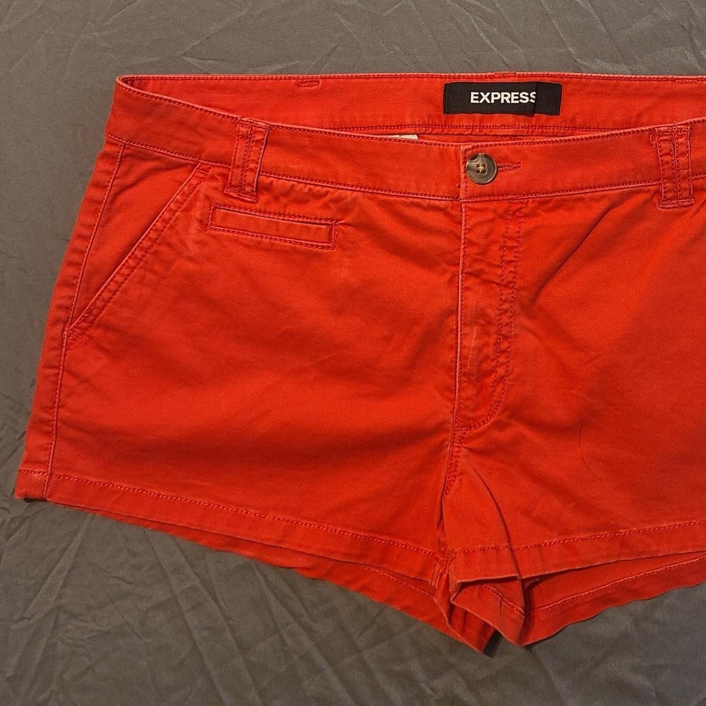 Express Red Shorts